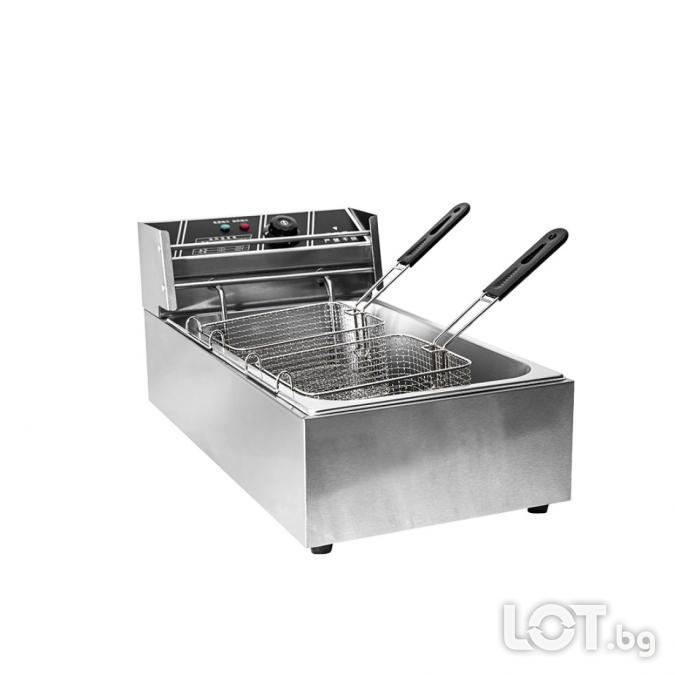 Професионален електрически фритюрник 12L