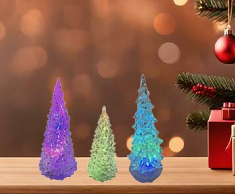 Магически светещи елхи с LED осветление