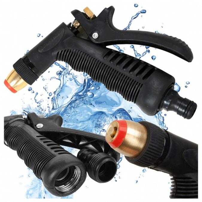 Регулируем пистолет за поливане с градински маркуч