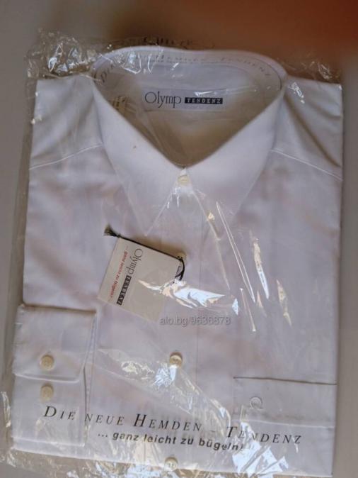 Риза мъжка Олимп Тенденз с дълъг ръкав размер 41  L