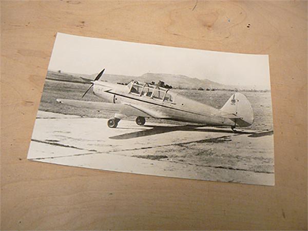 Стара снимка с български самолет Лаз-7. Първи прототип. Авиация.