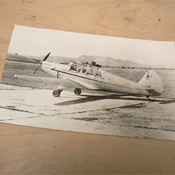 Стара снимка с български самолет Лаз-7. Първи прототип. Авиация.