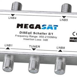 Diseqc ключ Megasat 8x1