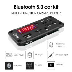 2x25w усилвател 12V MP3 WMA безжичен Bluetooth 5.0 декодер аудио модул
