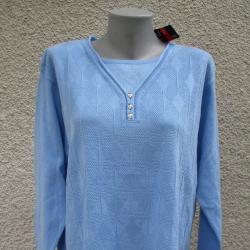 3XL нов син пуловер MAI