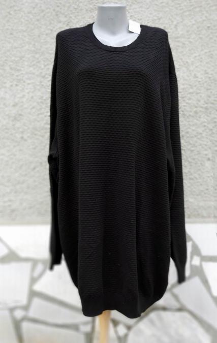 8XL Гигант  нов пуловер Kiabi черен
