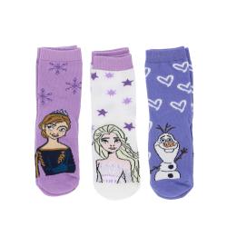 Чорапи за момиче Frozen - комплект от 3 чифта