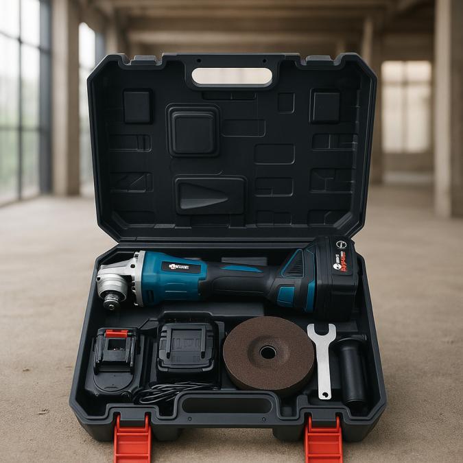 Акумулаторен безчетков ъглошлайф IF Tools Ag03  36v, 2 4.0ah батерии,