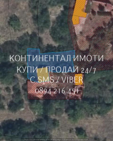 Код 63188. Дворно място 510м2 със стара разрушена къща, вписана в када