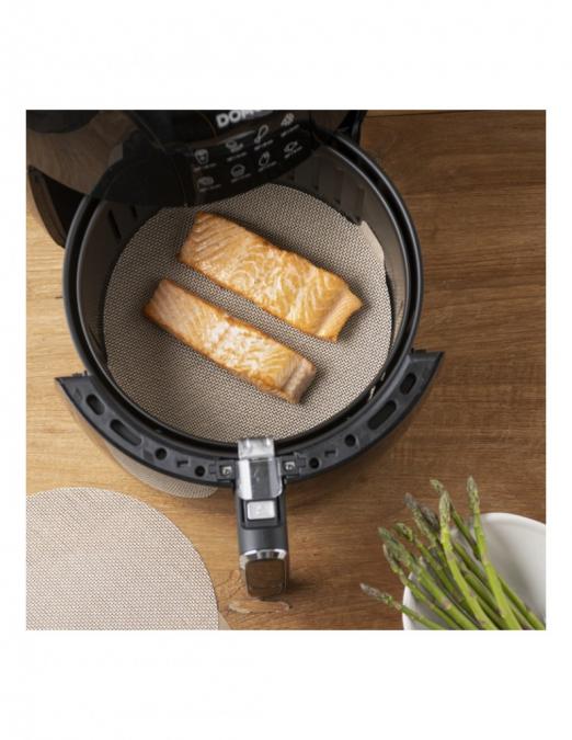 Подложка за Air Fryer 2бр. Nostik, 23.5 25.5см., Кръгла до 260, кафяв