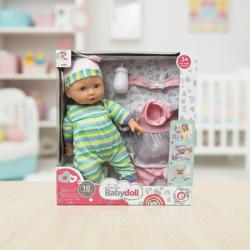 Бебе кукла Baby Doll с 10 звука и аксесоари - идеалният подарък