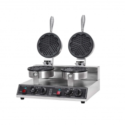 Професионален двоен гофретник за белгийски гофрети  сърца