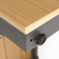 Градински комплект Kanza - модулен ъглов диван от алуминий с удобни въ