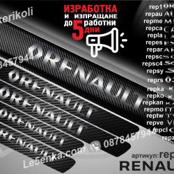 Renault прагове от карбон