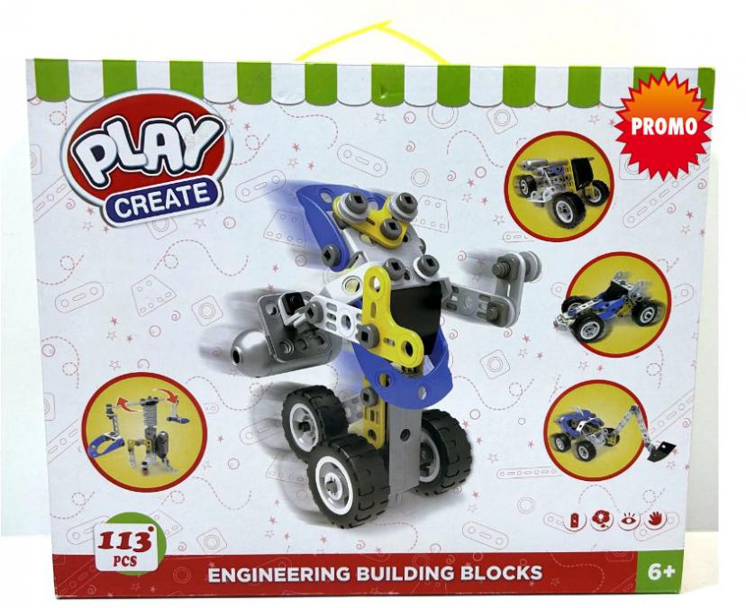 Конструктор Play Create - 113части  Building Blocks