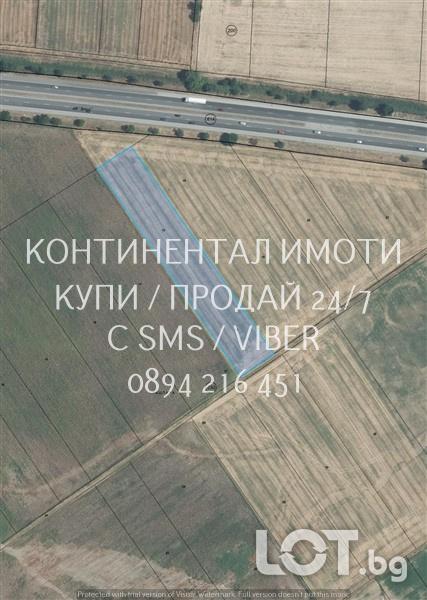 Код 70024. Поземлен имот 6300м2 в близост до Пловдив, на изхода на гра