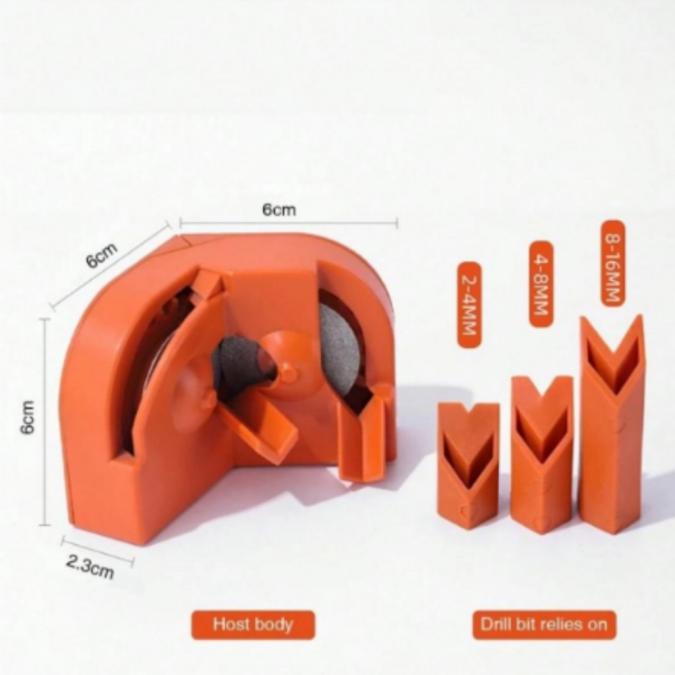 Компактно точило за свредла  възстановява остротата бързо и лесно