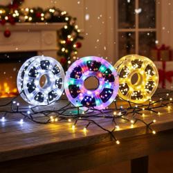 Водоустойчиви Коледни Led лампички  Звездно небе -  50 метра 240 св