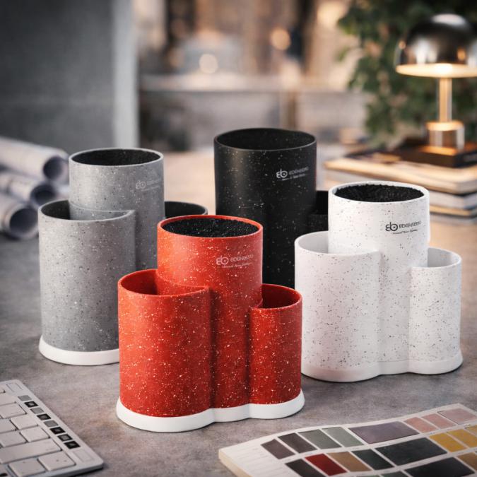 Поставка за кухненски прибори и ножове 3 в 1 Edenberg Eb-5106