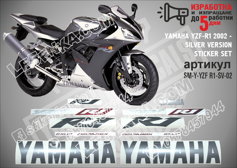 Yamaha Yzf-r1 - 2002 Silver Version