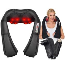 Безжичен 4D шиацу масажор с инфрачервено затопляне