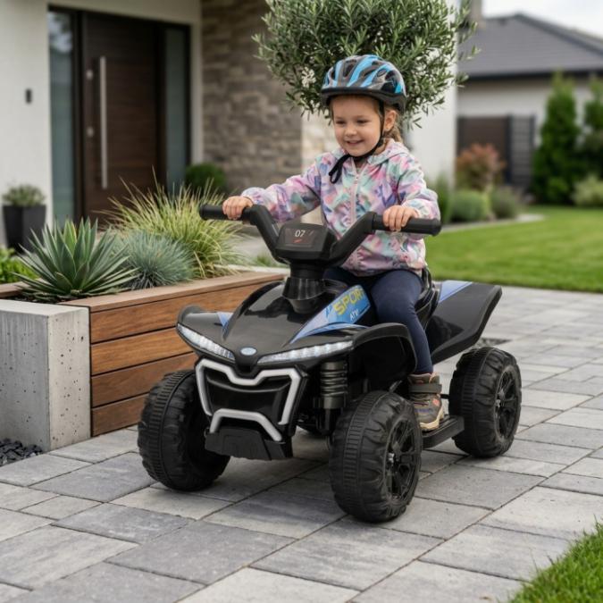 Детско акумулаторно ATV 6V 25W Електрическо ATV с LED светлини за де