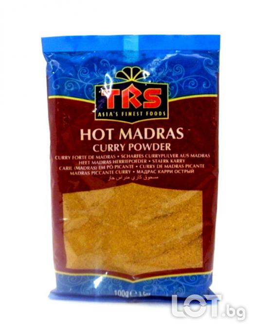 TRS Hot Madras Curry Powder Подправка ТРС Лютиво Мадраско Къри 100гр