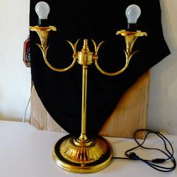 Настолна лампа от месинг с позлата 4.5 кг.