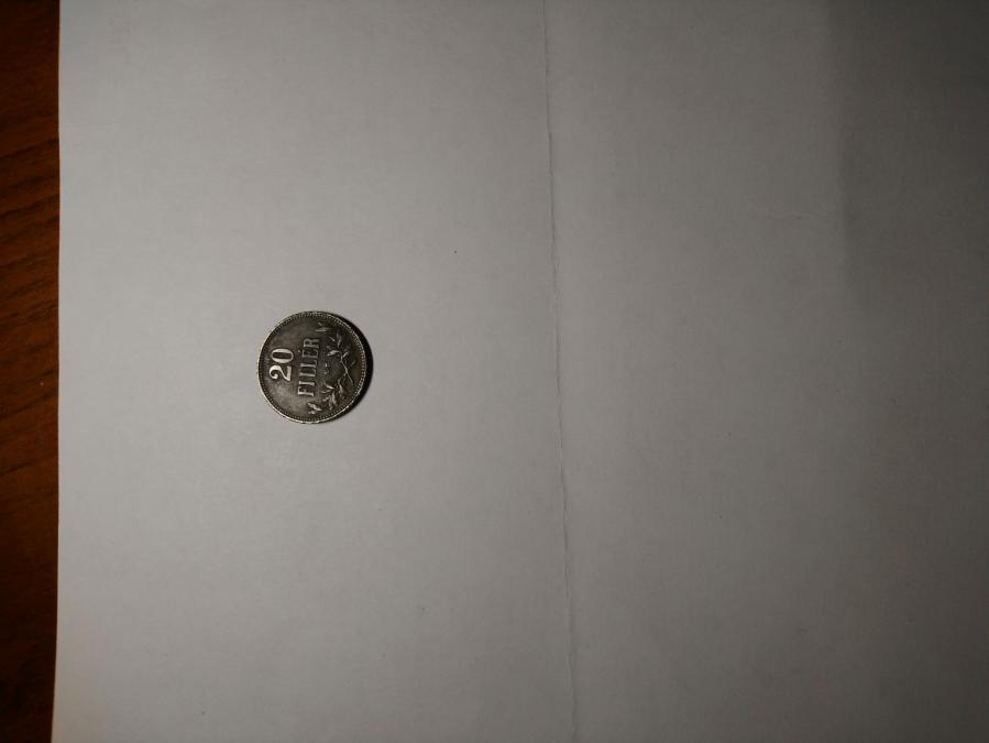Монета 20 филера 1916 г.