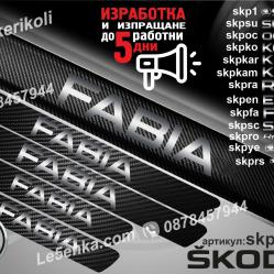 Skoda Fabia прагове от карбон