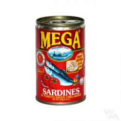 Mega Sardines with Chili Tomato  Мега Сардини в лют доматен сос 155гр