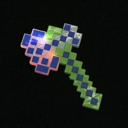 2942 Светеща брадва Майнкрафт играчка Minecraft със звук, 36 см