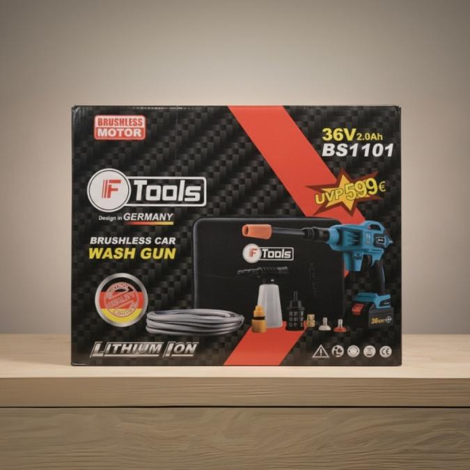 Акумулаторен безчетков пистолет за миене IF Tools Bs1101  36v, 2.0ah,