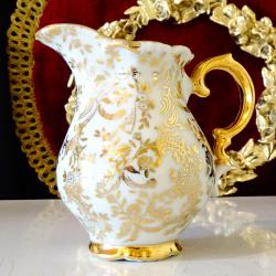 Каничка баварски костен порцелан, злато, барок.