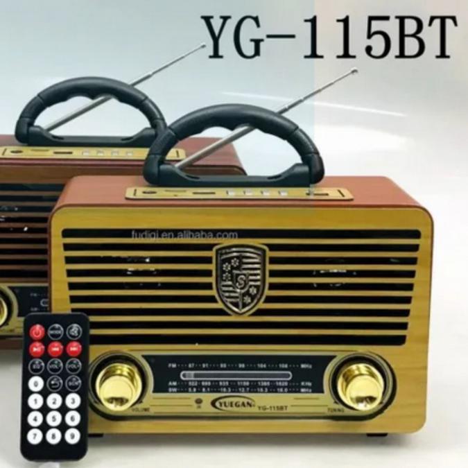 Ретро радио с Bluetooth и дистанционно управление Yuegan Yg-115bt  AM
