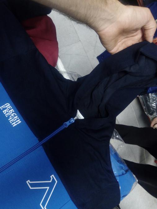 детски спортен екип левски нов материя памук ликра джобове, качулка з