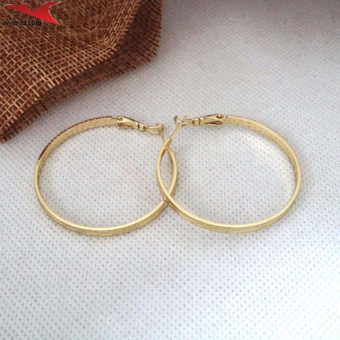 Обеци с 14К златно покритие