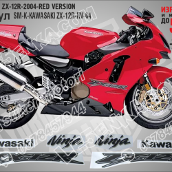 Kawasaki Zx-12r-2004-red Version