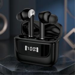 Безжични Bluetooth слушалки TWS с LED дисплей, ENC микрофон и Ipx7 вод