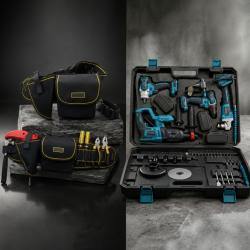 Комплект акумулаторни инструменти Boxer Bx-187 4в1 Подарък многофунк