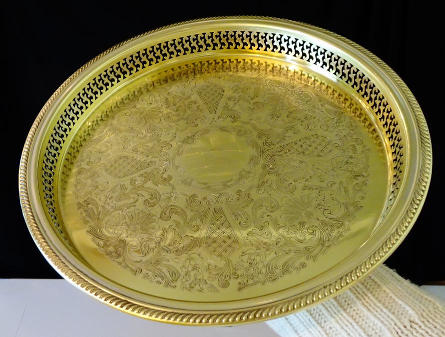 Канадски бронзов поднос Viking Plate, Art Deco