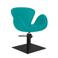 Фризьорски стол Cloe - Grey Ochre Turquoise