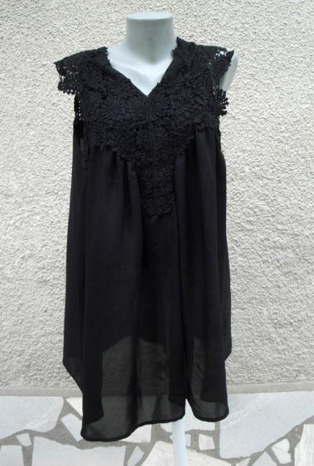 3XL Нова туника You You Tu с плетена дантела