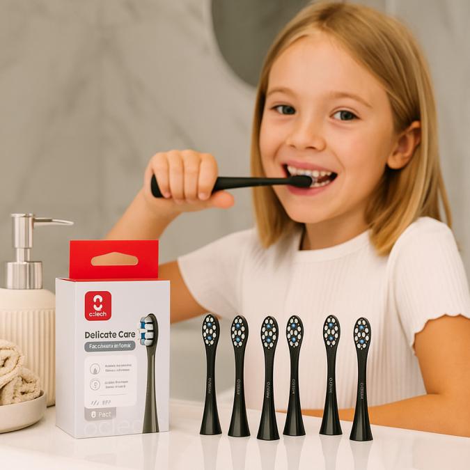 Накрайници за четка за зъби Oclean Kids P3к1-6, P3к8-6, 6 броя