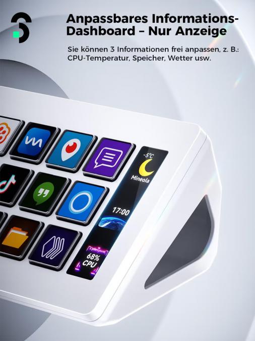 Soomfon Stream Control Deck контролер за стрийминг, стрийм дек