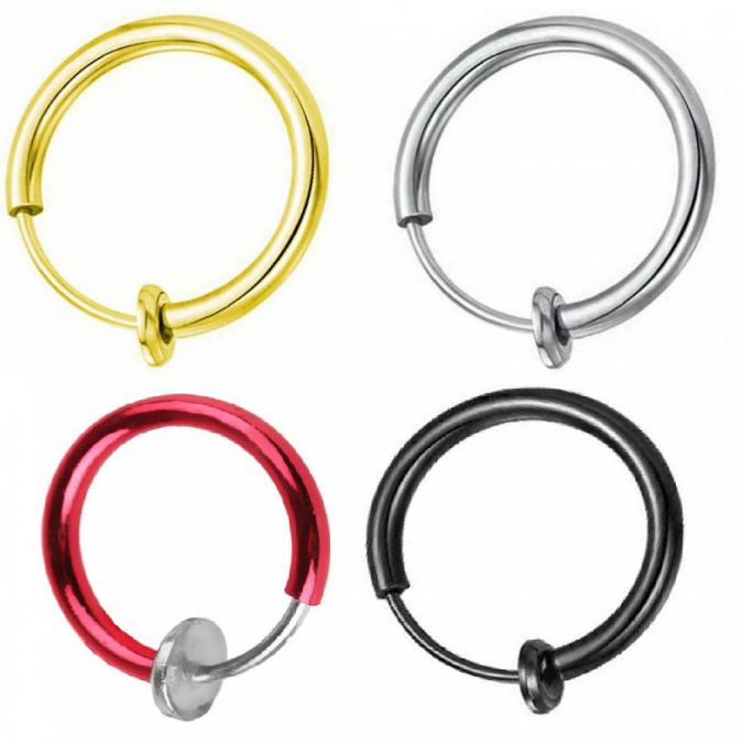 Обици имитация на пиърсинг