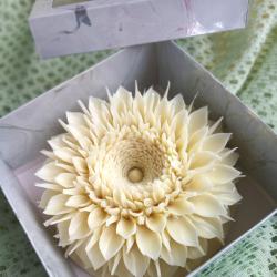 декоративен карвинг сапун с форма на цвете