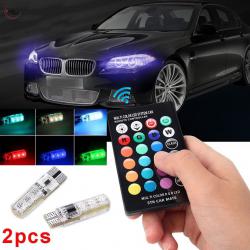 LED светодиоди за фарове на кола с променящи се цветове и дистанционно..