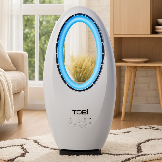 Модерен безлопатен вентилатор Tobi Tb-960