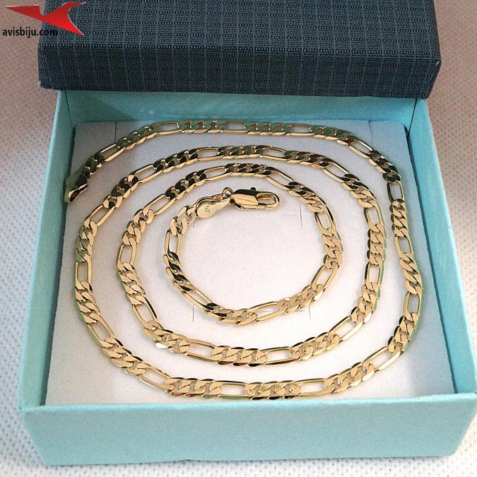 Синджир с 14К златно покритие